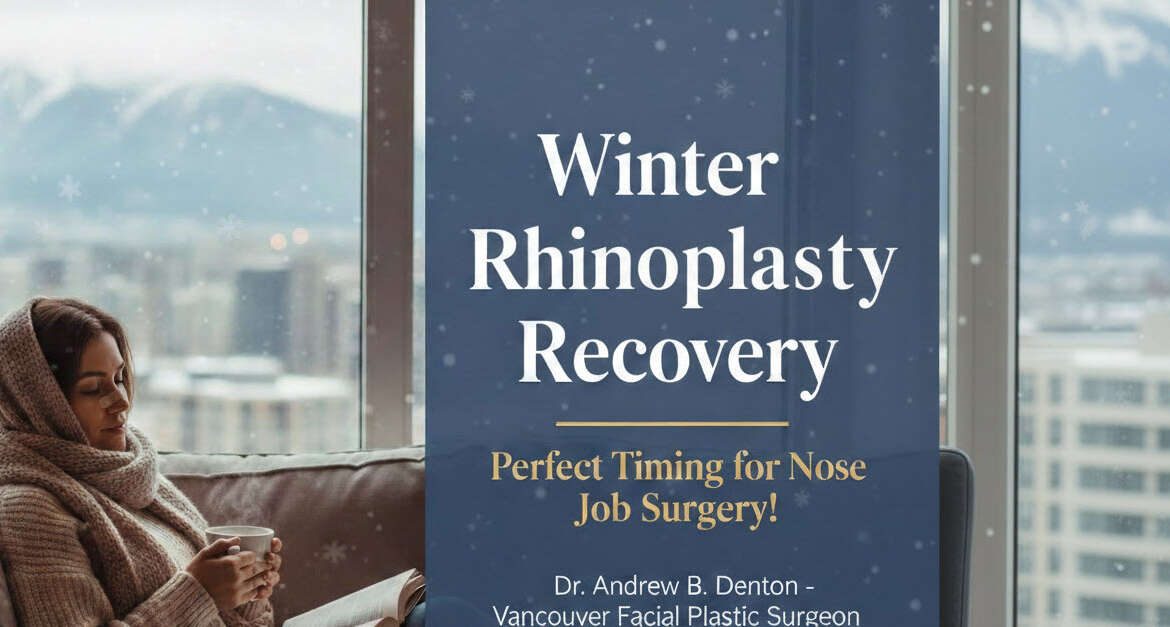 Winter Rhinoplasty Recovery Means No Sun Exposure Worries. Perfect Timing For Nose Job Surgery!
